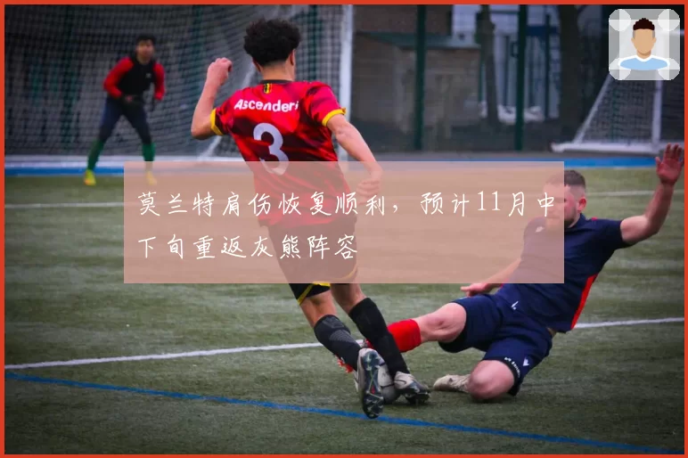 莫兰特肩伤恢复顺利，预计11月中下旬重返灰熊阵容